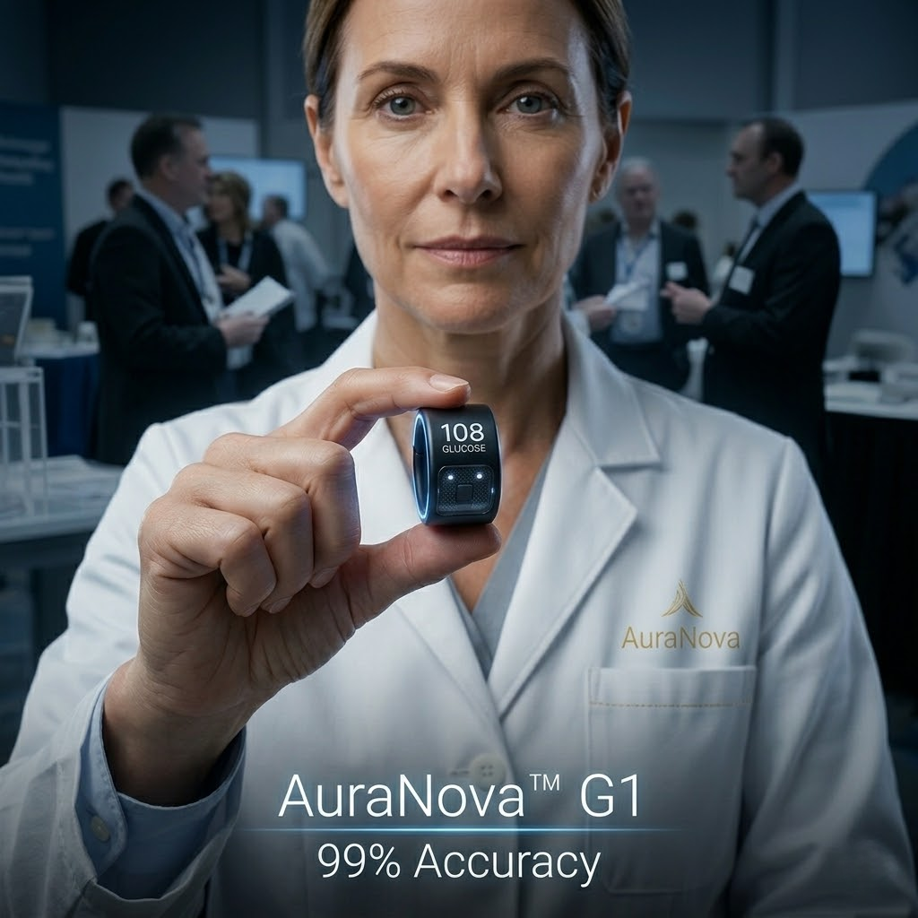 🎉75% OFF Launch Deal🔥AuraNova™ G1 Non-Invasive Smart Ring