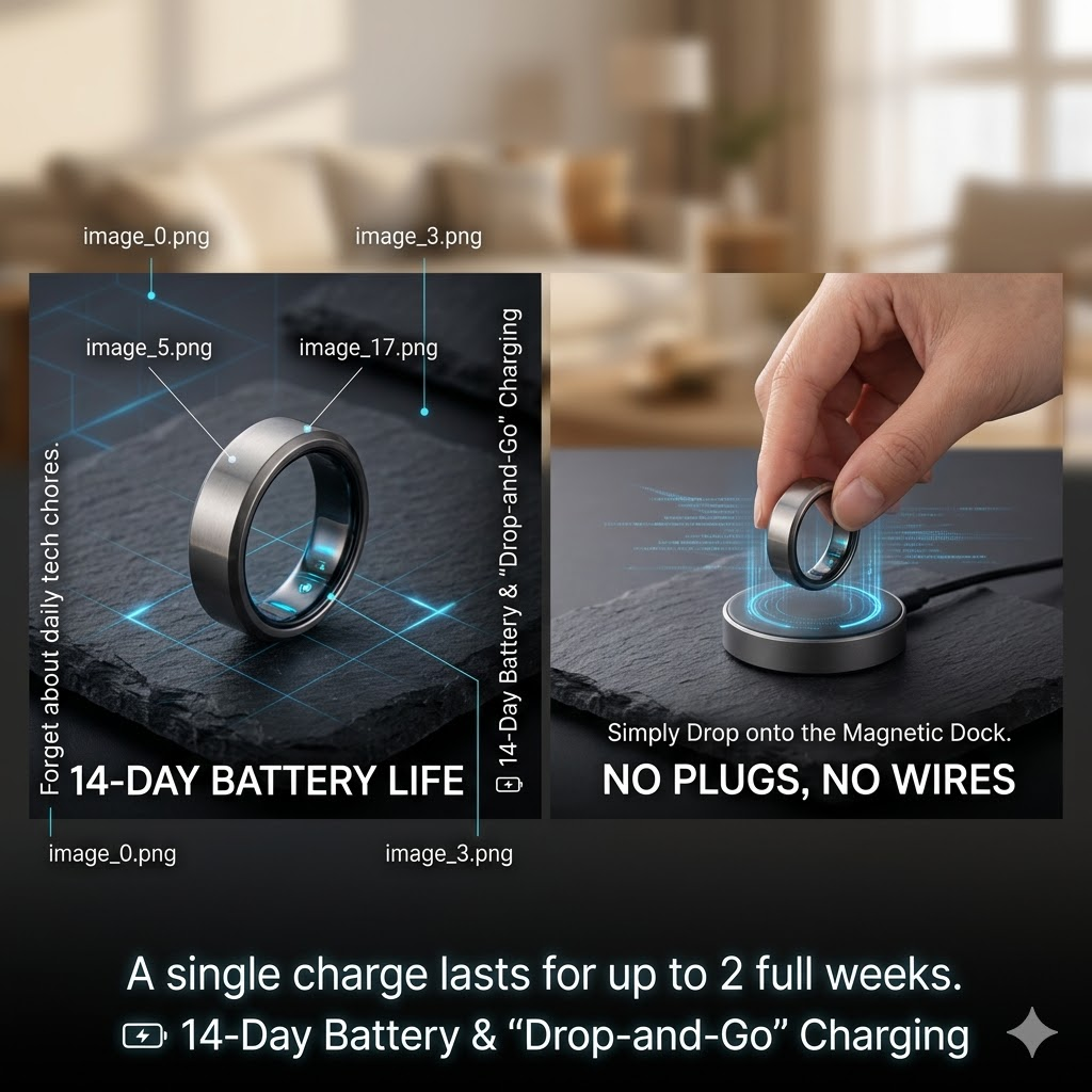 75% OFF🔥Exclusive Launch Offer🎉AuraNova™ G1 Non-Invasive Smart Ring Pro