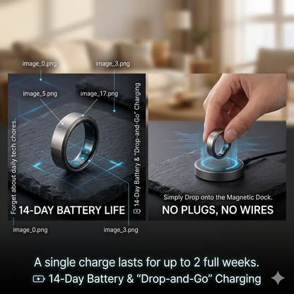 🎉 75% OFF Launch Offer🔥AuraNova™ G1 Non-Invasive Smart Ring
