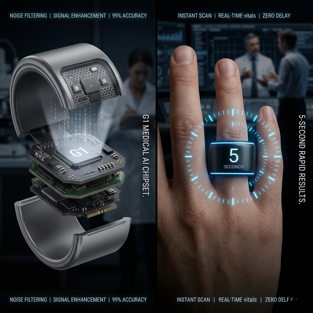 75% OFF🔥Exclusive Launch Offer🎉AuraNova™ G1 Non-Invasive Smart Ring Pro