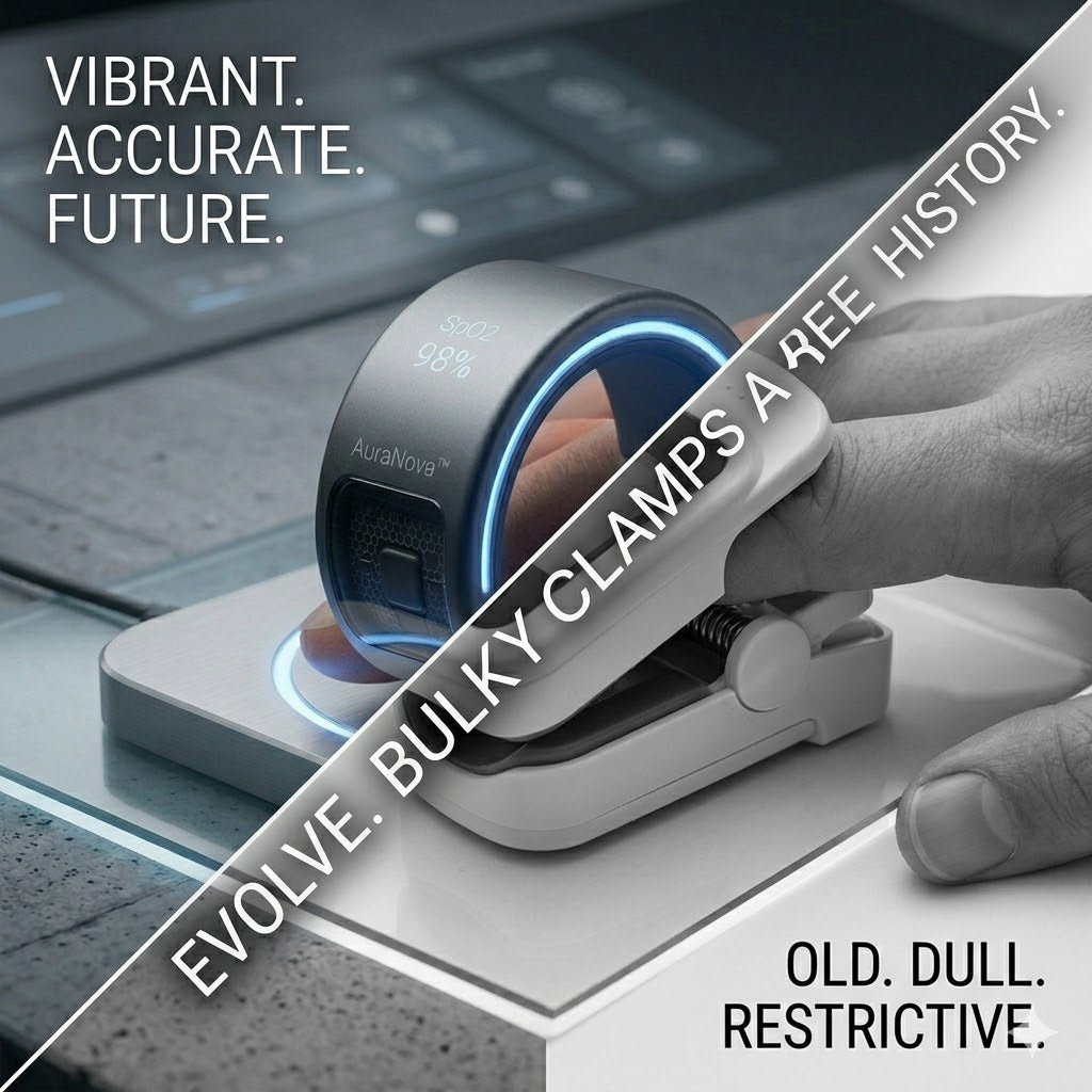 75% OFF🔥Exclusive Launch Offer🎉AuraNova™ G1 Non-Invasive Smart Ring Pro