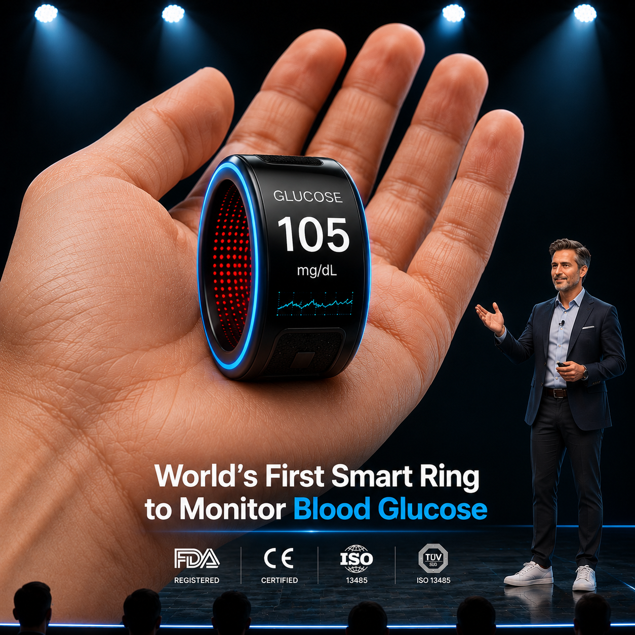 🎉 75% OFF Launch Offer🔥AuraNova™ G1 Non-Invasive Smart Ring