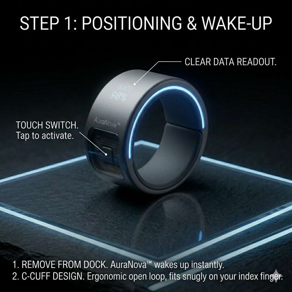 75% OFF🔥Exclusive Launch Offer🎉AuraNova™ G1 Non-Invasive Smart Ring Pro