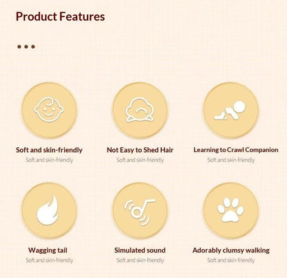 🏆2026 New Realistic Robotic Dog Plush Toy