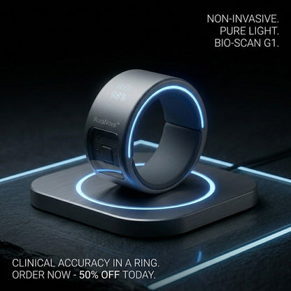 75% OFF🔥Exclusive Launch Offer🎉AuraNova™ G1 Non-Invasive Smart Ring Pro