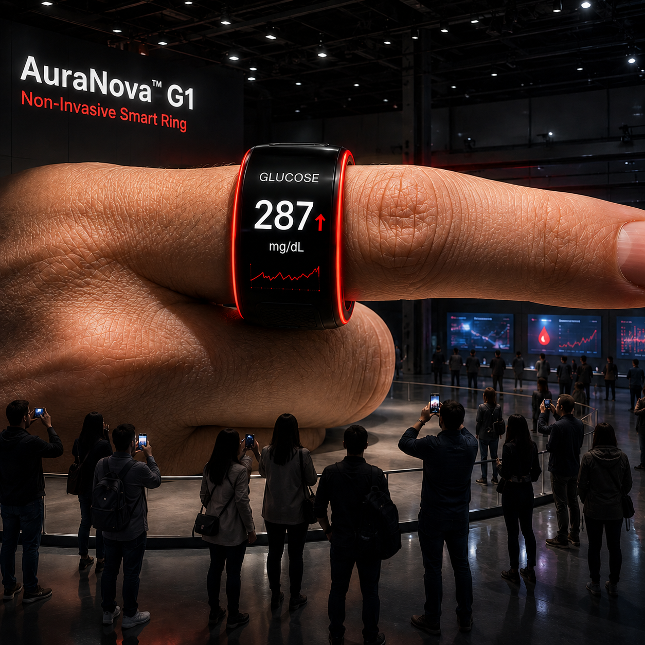 🎉75% OFF Launch Deal🔥AuraNova™ G1 Non-Invasive Smart Ring