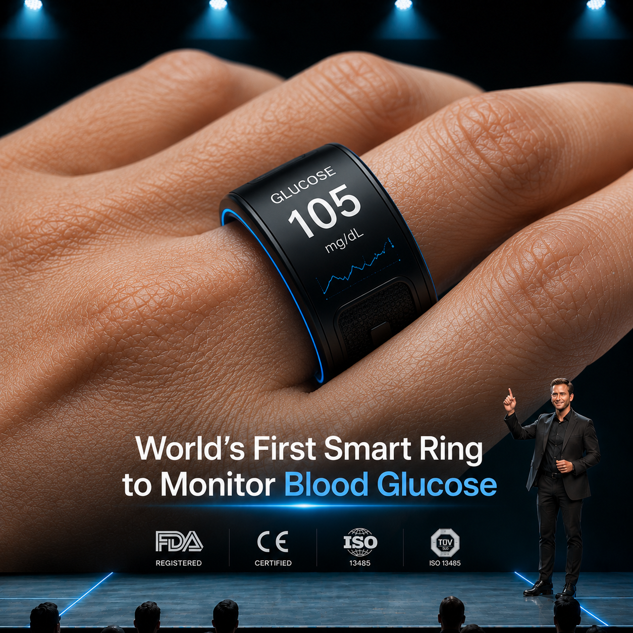 🎉 75% OFF Launch Offer🔥AuraNova™ G1 Non-Invasive Smart Ring