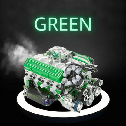 🏆 10,000 Sold This Week✨Gasoline OHV V8 Small-block Engine Model Kits