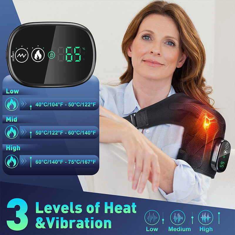 💥 Goodbye Shoulder Tension — Hello Instant Comfort Heated Vibration Shoulder Brace